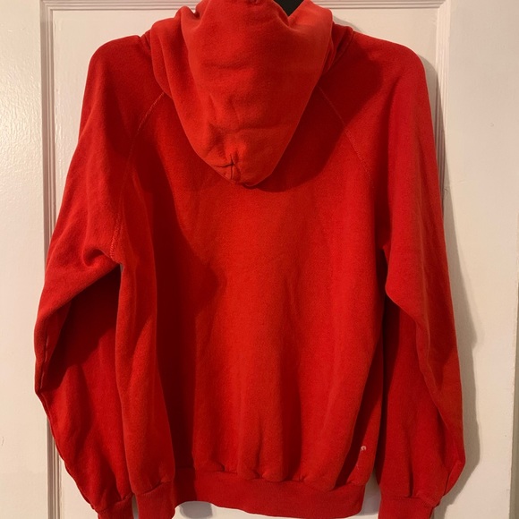 Vintage Hanes University of Utah Logo Hoodie Sz L - Picture 6 of 8